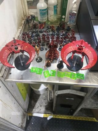 Warhammer 40k Necron Army With Some Models Mixed In