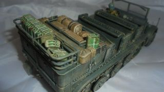54mm metal and plastic painted ww2 german sdkfz half track by 21st century toys 2