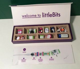 Littlebits Base Kit 10 Bits Modules Electronic Learning Set Stem Little Bits