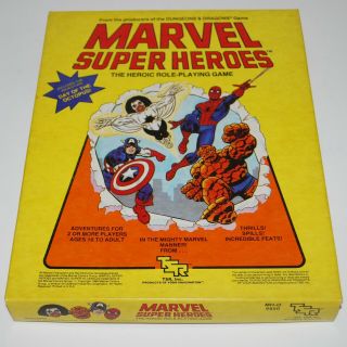 Marvel Heroes Rpg Game 1984 Tsr Box Complete Unpunched Day Of The Octopus