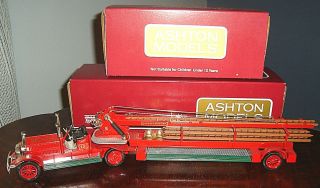 Ashton Ah 60 1927 Ahrens - Fox Aerial Ladder " Buffalo " Ny Fire Truck