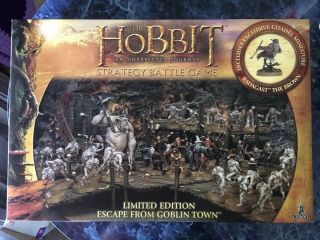 Gw The Hobbit Escape From Goblin Town (limited Edition) Box Opened & Complete.