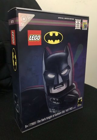 Sdcc 2019 Lego Dc Batman The Dark Knight Of Gotham City Set In Hand