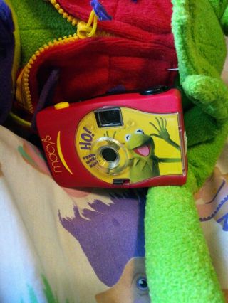 Henson Kermit The Frog 24” Plush Toy Photographer Red Vest Camera Macy’s 4