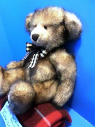Russ Madison the Faux Mink Teddy Bear plush (310 - 574) 3