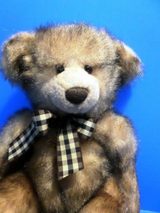 Russ Madison the Faux Mink Teddy Bear plush (310 - 574) 4