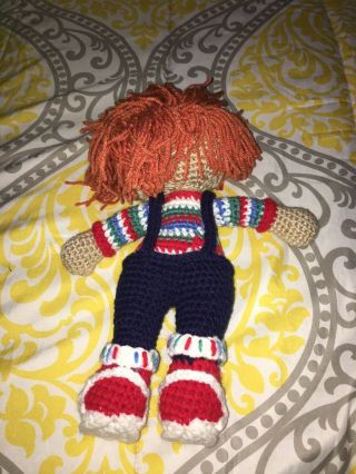 Child Plays Chucky doll Handmade Crochet 2