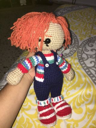 Child Plays Chucky doll Handmade Crochet 5