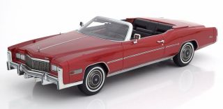 1976 Cadillac Eldorado Convertible Dark Red Metallic By Bos Models Le252 1/18
