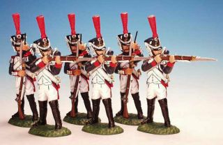 Frontline Figures - French Fusilier Grenadiers Firing And Loading Set Fmg.  1