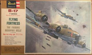 Revell B - 17f Flying Fortress 1/72 Scale H - 201 1969