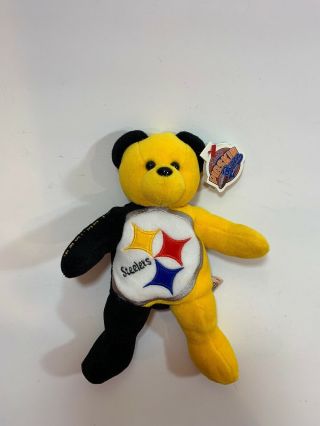 Nfl Team Pigskin Bears Authentic Pittsburgh Steelers Beanie Baby 9 Inch