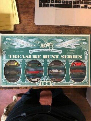 1996 Hot Wheels Treasure Hunt Set (complete)