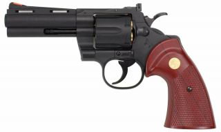 Crown Model Hop Up Gas Revolver No.  14 Colt Python 4 Inches 18 Years Of Age