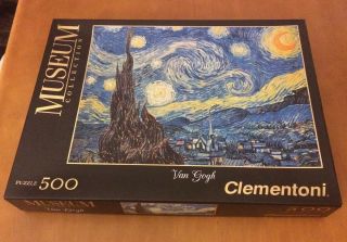 Clementoni Starry Night By Vincent Van Gogh 500 Piece Puzzle