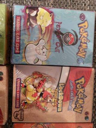 Pokemon theme deck,  base2,  jungle,  fossil 2