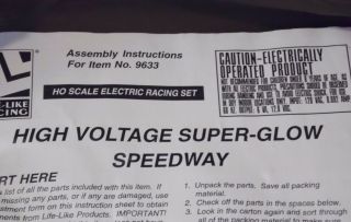 High Voltage Glow Speedway 9633 - NO CARS 8