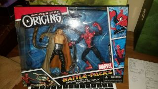 Spiderman Origins Battle 2 Packs Vs Doctor Octopus Marvel Legends 1/12 6 "