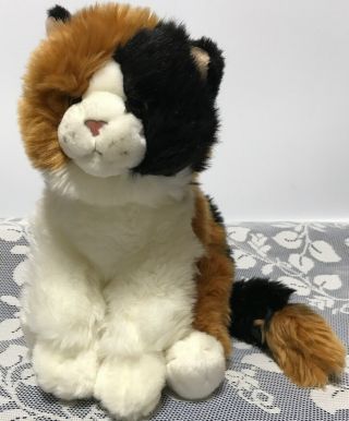 Ganz Webkinz Signature Calico Cat 11 " Plush Stuffed Animal Wks1005 No Code