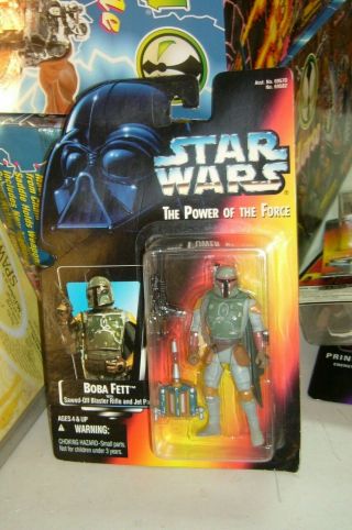 Kenner Star Wars The Power Of The Force: Boba Fett Action Figure Nib