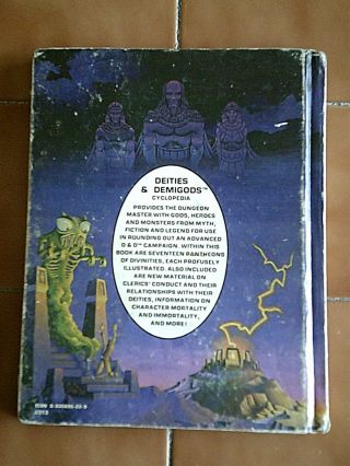 TRUE FIRST EDITION AD&D Deities and Demigods w/ CTHULHU AND MELNIBONÉAN (Elric) 2
