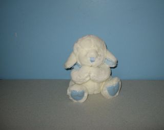 8 " Russ Bears Pray With Me Talking Baby Boy Lamb Stuffed Plush Lovey Animal