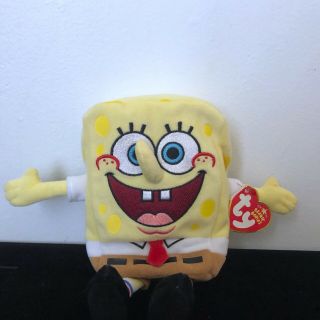 Nwt Ty Beanie Baby Spongebob Plush Toy 8 "