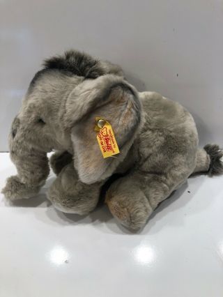 German Steiff Plush Stuffed Elephant