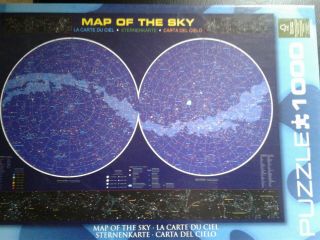 Map Of The Sky Astronomy 1000 Piece Jigsaw Puzzle
