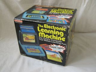 The Electronic Learning Machine And 80 Activity Cards 1982 Coleco