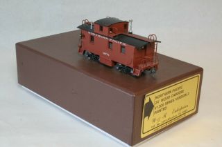 W&r Ho Scale Brass Northern Pacific 1200 Series Version 2 Caboose Painted