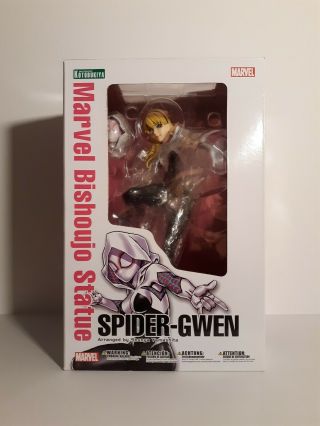 Kotobukiya Marvel Comics Spider - Gwen Bishoujo Statue (spider - Man,  Spider - Verse)