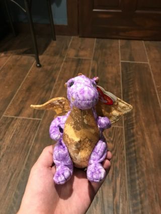 Legend The Dinosaur Retired Ty Beanie Baby With Tags