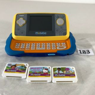 Vtech Mobigo Touch Learning System W/ 3 Game