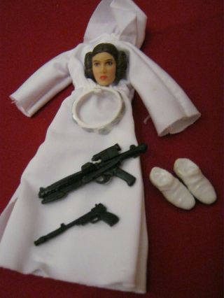 Star Wars Black Series Princess Leia Parts,  Head,  Feet And Such For Customs.