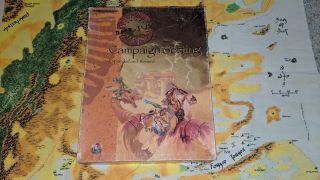 WITH CLOTH MAP Dark Sun Campaign Setting Revised Box Dungeons Dragons 3