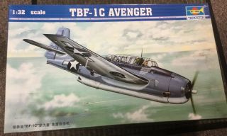 Trumpeter 1/32 Model Airplane Kit Tbf - 1c Avenger 02233 2233 Awesome