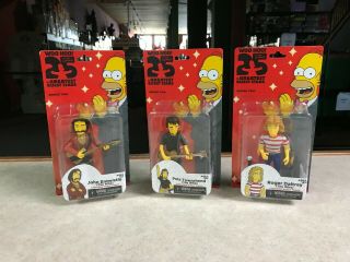 Neca Simpsons The Who Roger Daltrey Pete Townshend John Entwistle Nip Figure Set