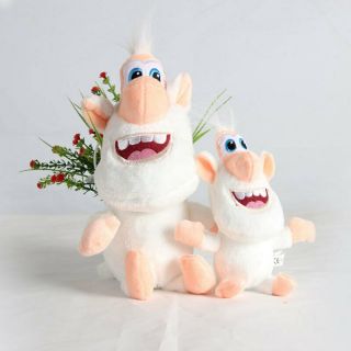 10 " Anime Booba Buba Cartoon White Pig Plush Toy Soft Stuffed Doll Kids Gift