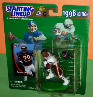 1998 Raymont Harris Chicago Bears Nm,  Rookie S/h Sole Starting Lineup