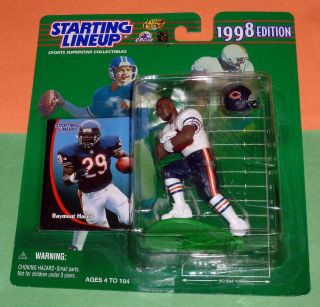 1998 RAYMONT HARRIS Chicago Bears NM,  Rookie s/h sole Starting Lineup 3