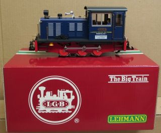 Lgb 2062 Blue European Switcher Diesel Locomotive G - Gauge Nib