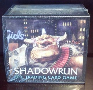6 Fasa Shadowrun Trading Card Game Booster Boxes 1997