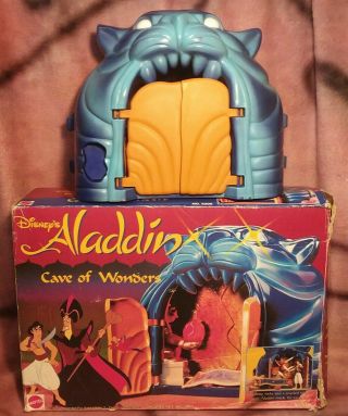 Vintage Disney Aladdin Cave Of Wonders Playset - 1992 Mattel Rare