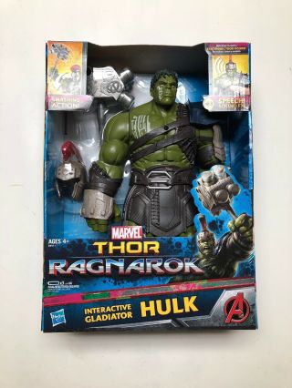 Hasbro Marvel Legends Avengers Thor Ragnarok Hulk Interactive Gladiator