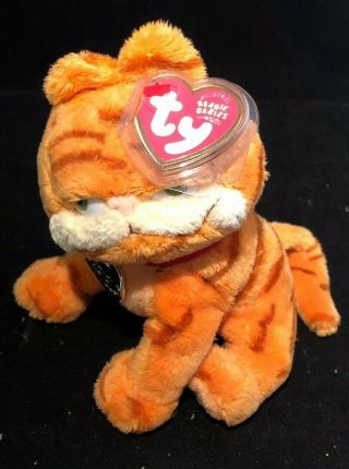Ty Beanie Baby Garfield The Movie Cat 2004 Jim Davis Plush Stuffed With Tags