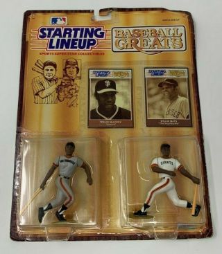 Starting Lineup Willie Mccovey Willie Mays Baseball Greats 1989