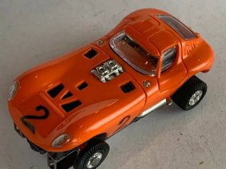 Vintage Aurora Thunderjet 500 Cheetah “tuff Ones” In Orange 2