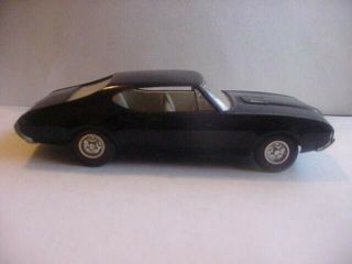 1968 Oldsmobile 442 Ht Promo Model Toy Black With White Interior