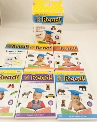 Your Baby Can Read Word Cards Dvds Early Language Development System Complete